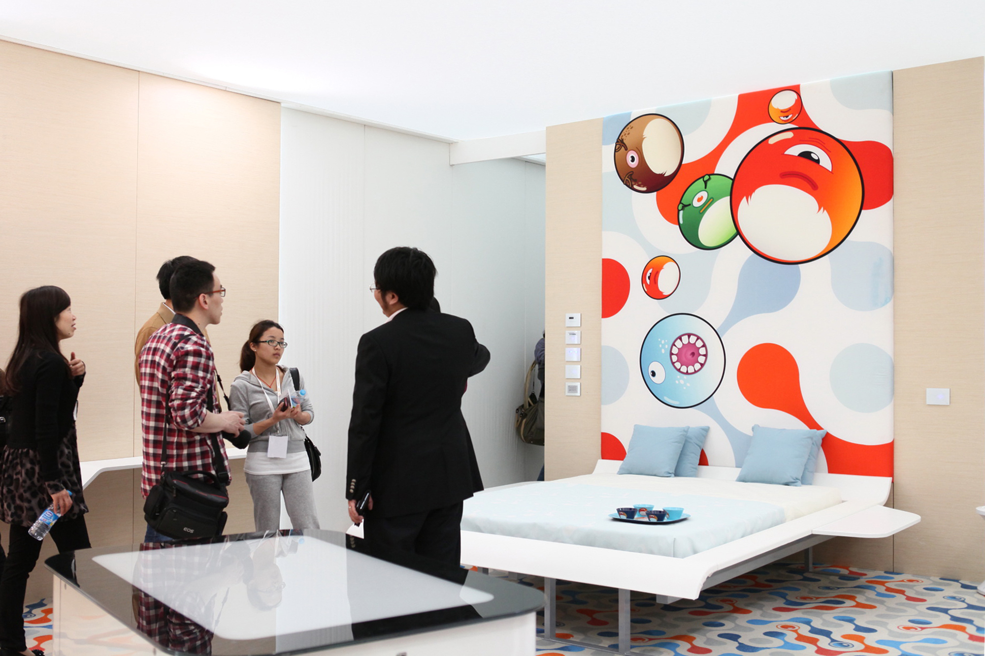 Presentation of WT Hotel mockup room for IHG Group, Shaghai